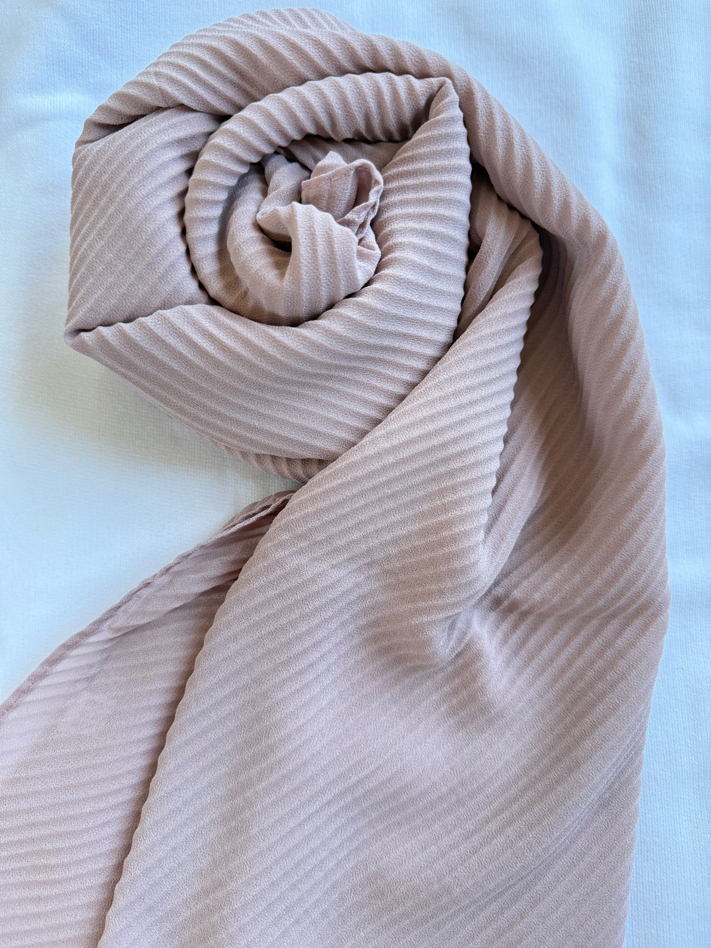 Pleated Chiffon Scarf