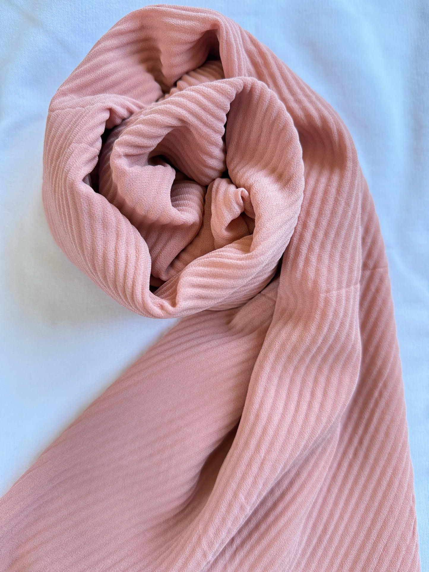 Pleated Chiffon Scarf
