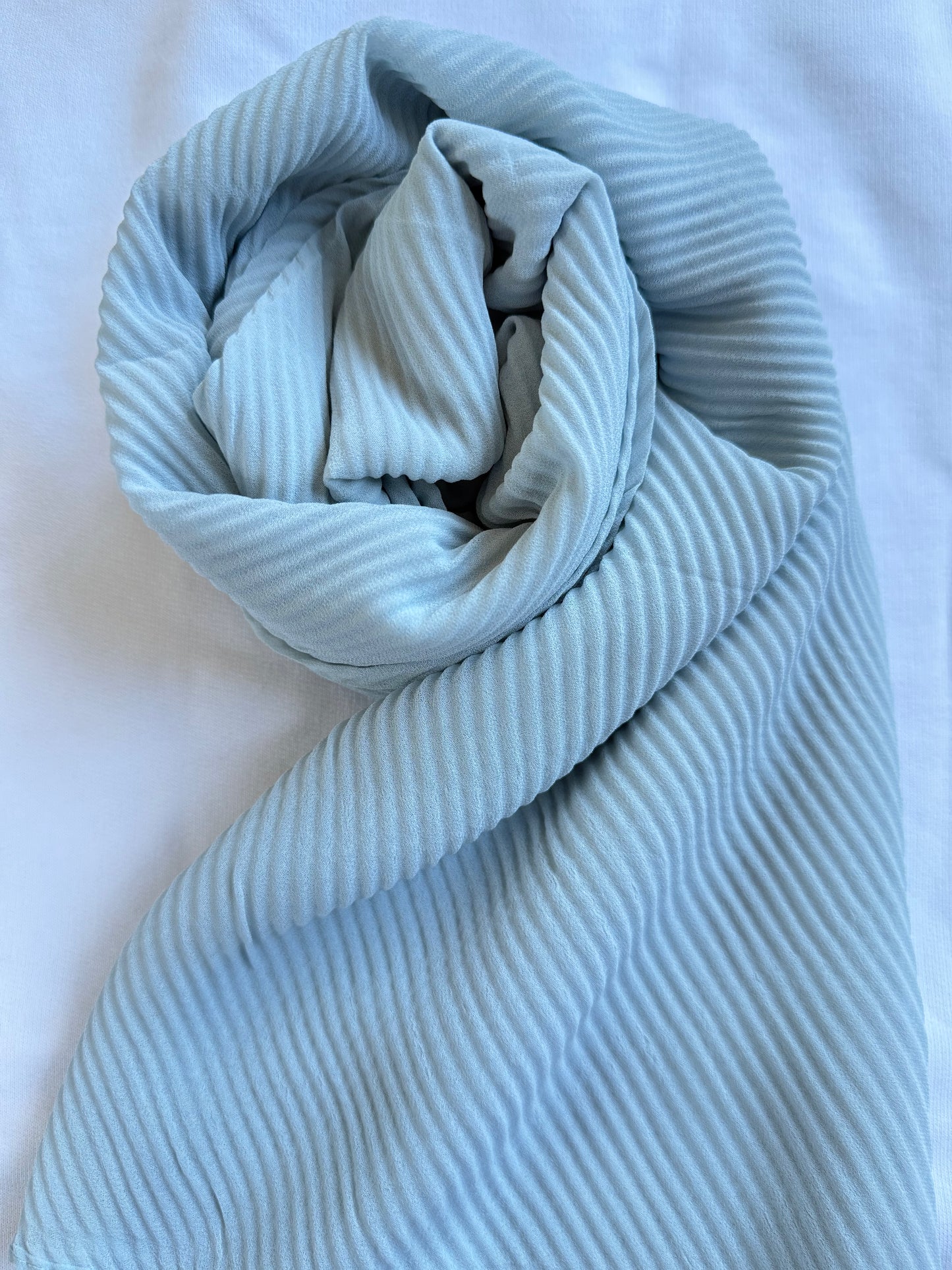 Pleated Chiffon Scarf