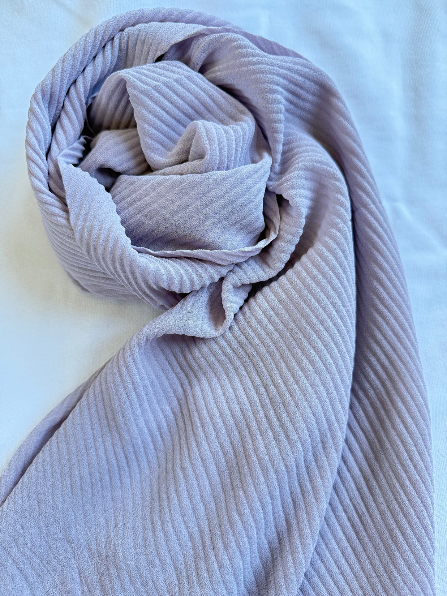 Pleated Chiffon Scarf