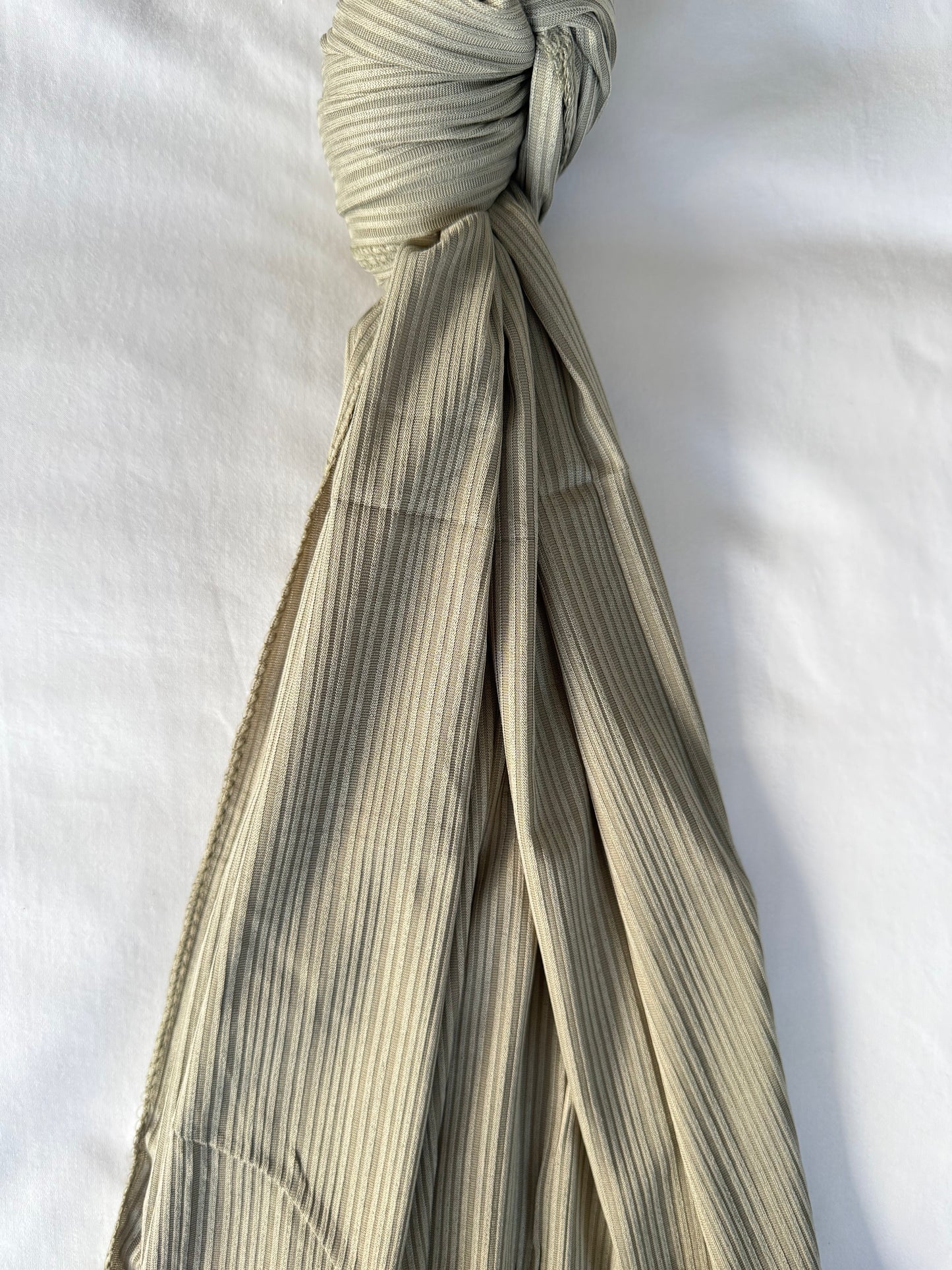 Soft Ribbed Scarf